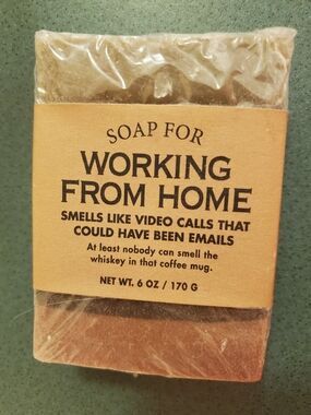 🆕️ NWT Working From Home Scented Bar Soap - Brown